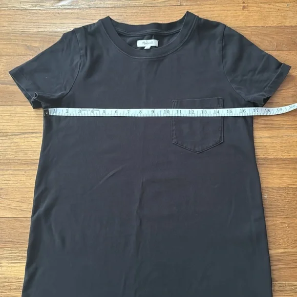 🌻 Madewell black pocket tee shirt dress. Size S. - Picture 5 of 7